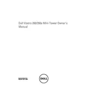 Dell Vostro 260S Mini Tower Desktop manual cover