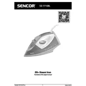 Sencor SSI 7710BL Iron manual cover