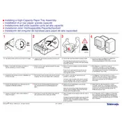 Xerox Tektronix Phaser 850 Installing a High-Capacity Paper Tray Assembly Printer manual cover