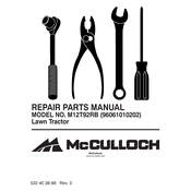 McCulloch M12T92RB manual cover