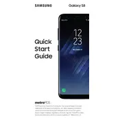 Samsung Galaxy S8 MetroPCS SM-G950UZSATMK Phone manual cover