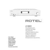 Rotel A14 MKII Amplifier manual cover