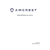 Amcrest AGPS9E8P-AT-96 POE Switch manual cover