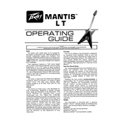 Peavey Mantis LT Guitar manual cover