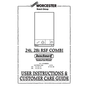 Worcester 24i RSF Combi 2000 Boiler manual cover