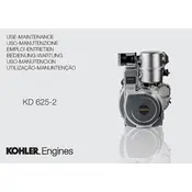 Kohler KD625-2 Engine manual cover