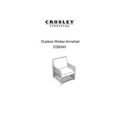 Crosley CO6340 Chair manual cover