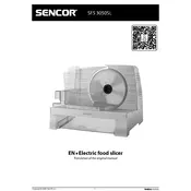 Sencor SFS 3050SL Food Slicer manual cover