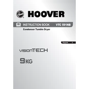 Hoover VTC 591NB-80  manual cover