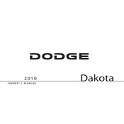 Dodge Dakota 2010 Truck manual cover