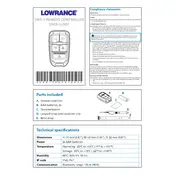 Lowrance TMR-1 Controller manual cover