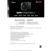 be quiet! Dark Power Pro 11 550W Power Supply manual cover