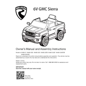 Rollplay 6V GMC Sierra W460-G Car manual cover