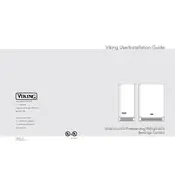 Viking DUAR143D Refrigerator manual cover