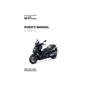 BMW C 400 X 2020 Scooter manual cover