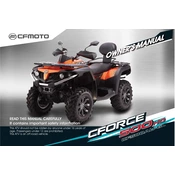 CFMOTO CFORCE 500 HO CF500AU-6L 2016 ATV manual cover