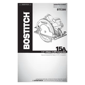 Bostitch BTE300K Saw manual cover