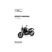 BMW R nineT 2022 Motorcycle manual cover