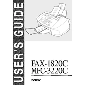 Brother FAX-1820C manual cover