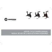 Horizon Fitness GR3 2018 Indoor Cycle manual cover