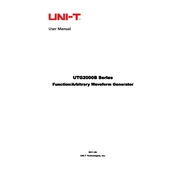 UNI-T UTG2000B Oscilloscope manual cover