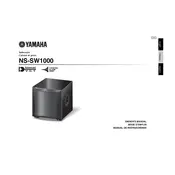 Yamaha NS-SW1000 Subwoofer manual cover