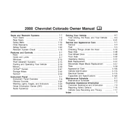 Chevrolet Colorado 2008 manual cover