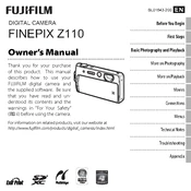 Fujifilm FinePix Z110 Camera manual cover