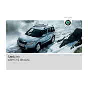 Škoda Yeti 2009 Car manual cover