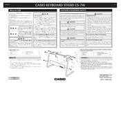 Casio CS7W Stand manual cover