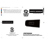 Pyle PBTSD86 Radio manual cover