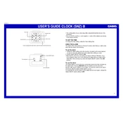 Casio TQ-216 Clock manual cover