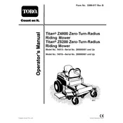 Toro Titan Z4800 74813 Mower