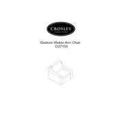 Crosley CO7155 Chair manual cover