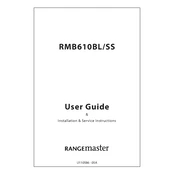 Rangemaster RMB610BL SS manual cover