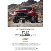 Chevrolet Colorado ZR2 2022 manual cover