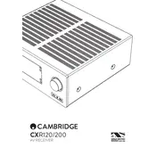 Cambridge Audio CXR200 Receiver manual cover