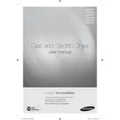 Samsung DV407AE Dryer manual cover