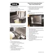 AGA Retro-Fit 3 Oven Power Flue Oven manual cover