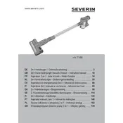 Severin HV 7166 Vacuum manual cover