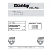 Danby DCF035B1WM Freezer manual cover