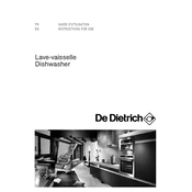 De Dietrich DVH1245J Dishwasher manual cover