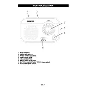 Sencor SRD 210 B Radio manual cover