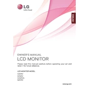 LG E2241V E2241V-BN.AEU Monitor manual cover