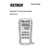 Flir Extech EA11A Thermometer manual cover