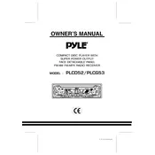 Pyle PLCD52 CD Player manual cover