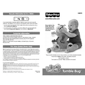 Fisher Price Mattel Tumble Bugs H8093 Toy manual cover