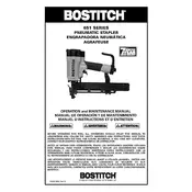 Bostitch 651S5 Stapler manual cover