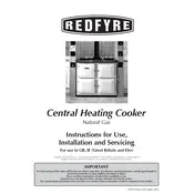 AGA Redfyre Central Heating Gas Cooker manual cover