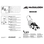 McCulloch M5553D manual cover